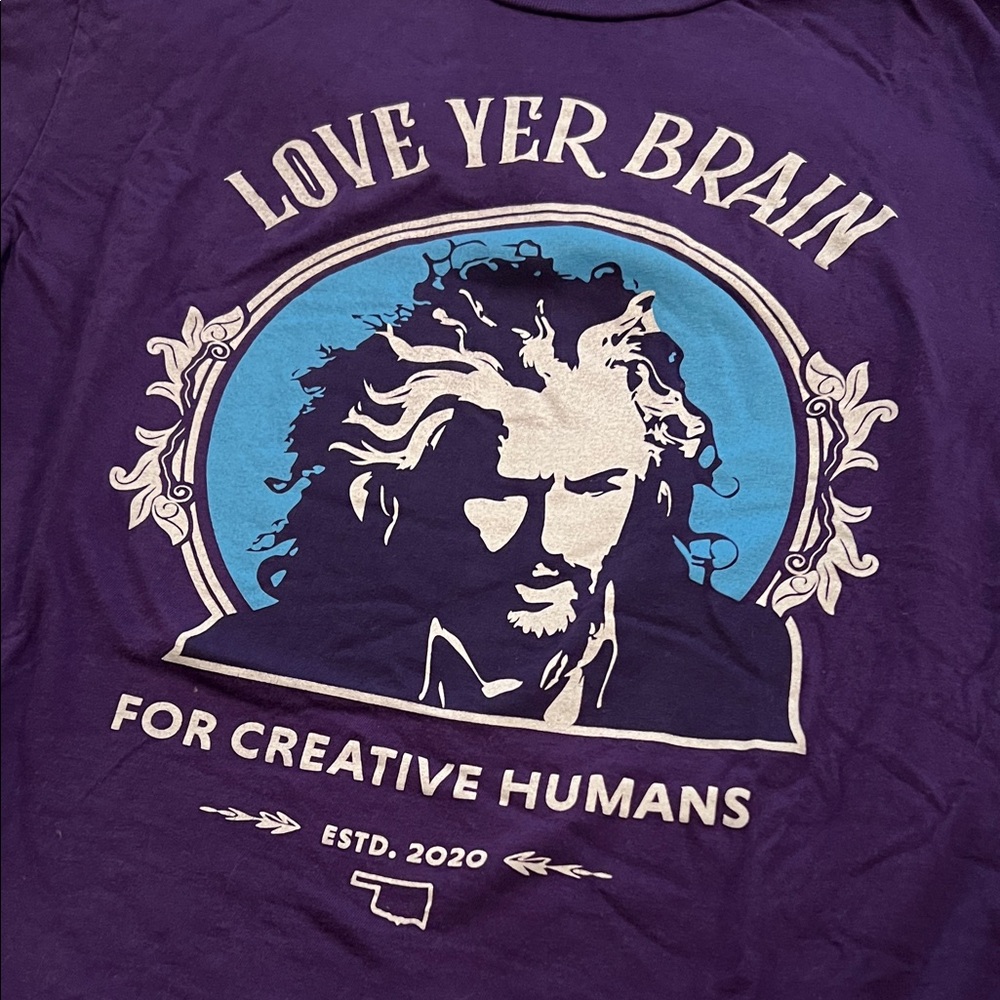 Flaming Lips Purple Graphic T-Shirt